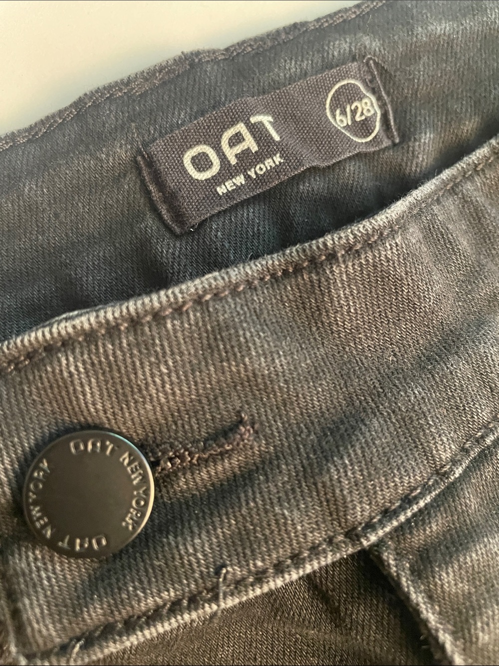 Oat New York Black Wide-Leg Jeans